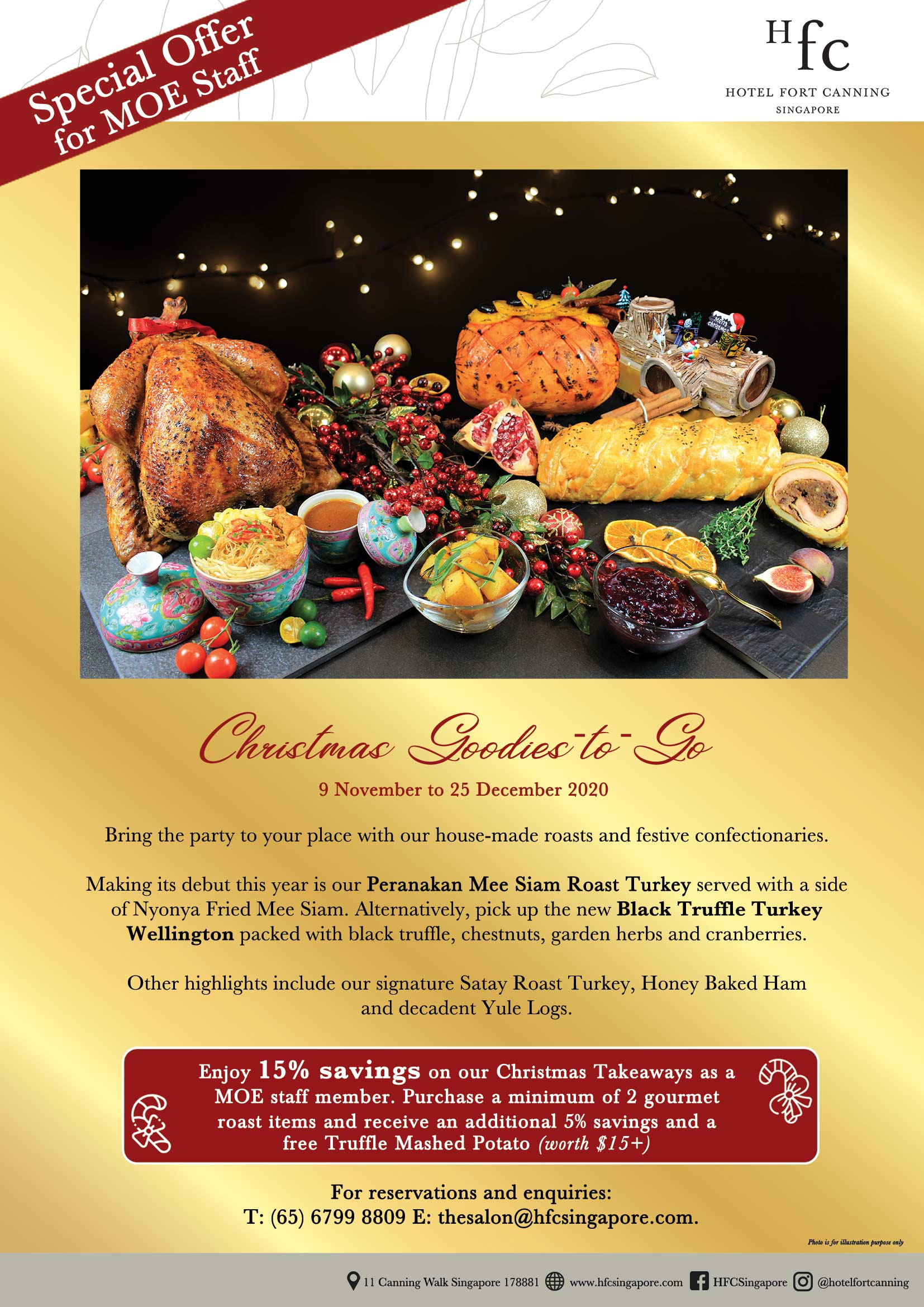Hotel Fort Canning Christmas Goodiestogo. Ministry of Education