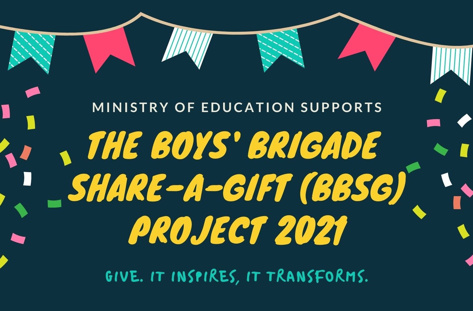 MOE SUPPORTS BOYS’ BRIGADE SHARE-A-GIFT (BBSG) PROJECT 2021