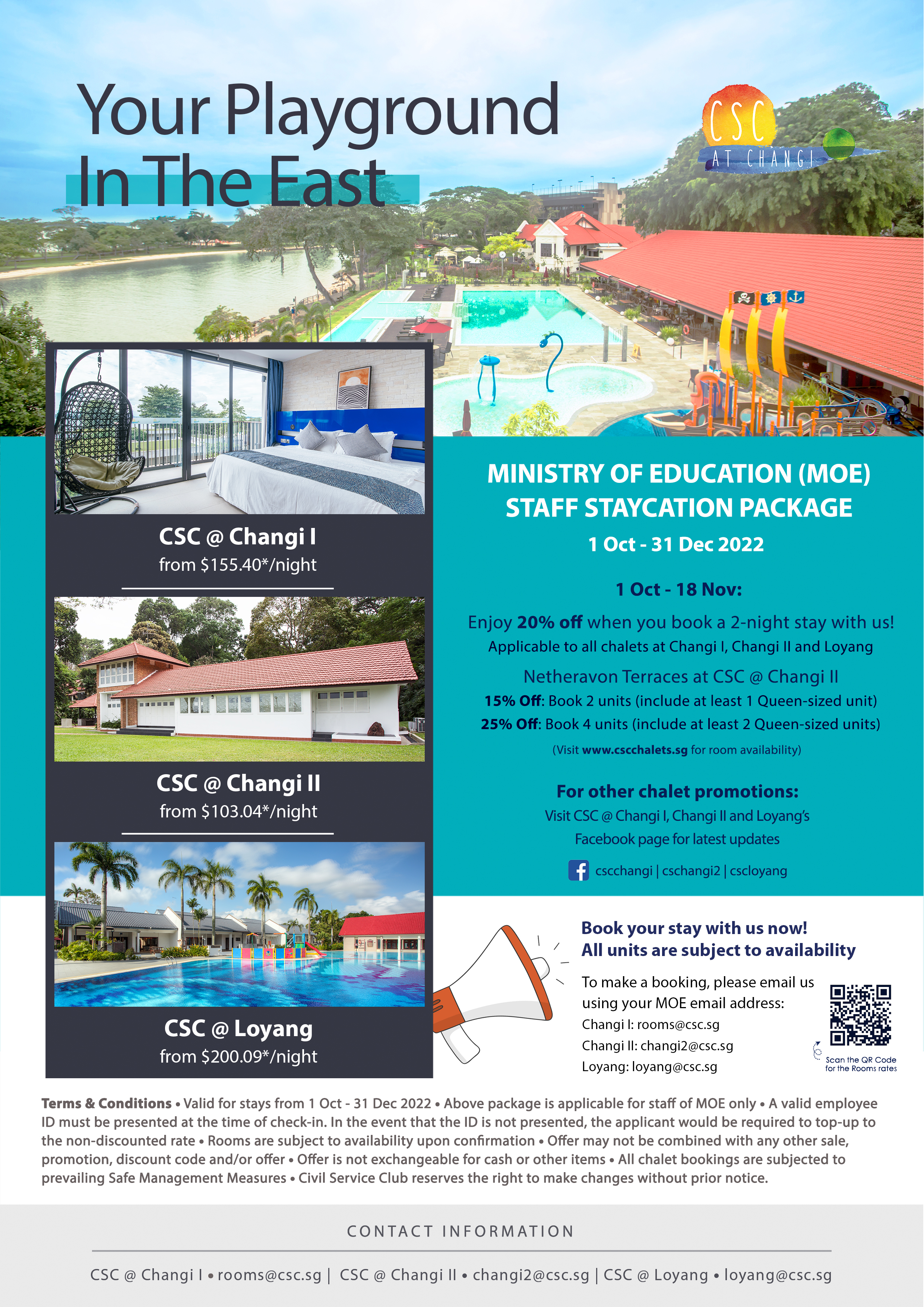 Civil Service Club (Changi 1/ Changi II / Loyang) | Ministry of Education  Sports and Recreation Club